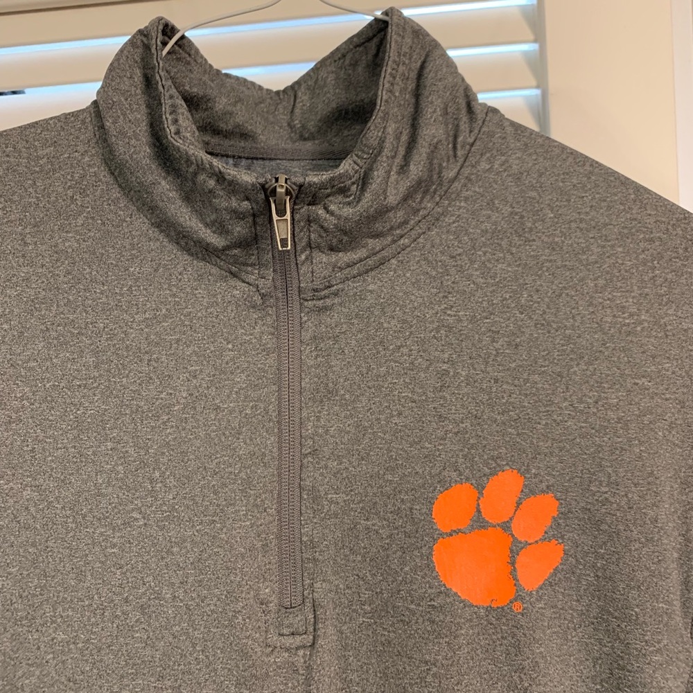 Russell Clemson Tigers Athletic 1/4 Zip Pullover